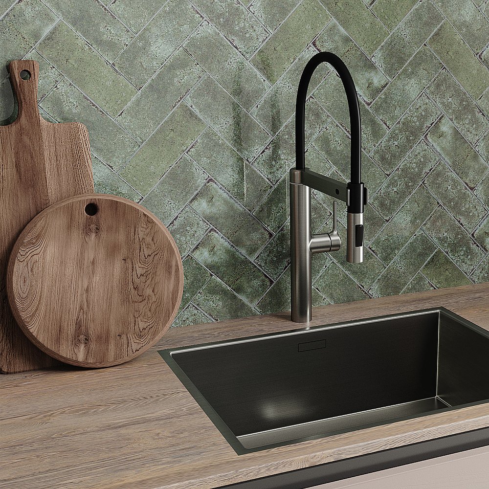 Смеситель для кухни WasserKraft A8827 сенсорный, никель купить в интернет-магазине сантехники Sanbest