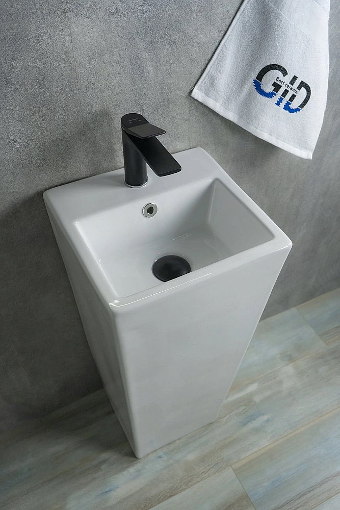 Раковина напольная Gid Autonomo 34 Nb147 81104 белая купить в интернет-магазине Sanbest