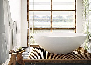 Смеситель для ванны Hansgrohe Metropol 32532700 белый матовый купить в интернет-магазине сантехники Sanbest