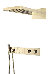 Душевая система Boheme ZODIAC 133-G золото купить в интернет-магазине сантехники Sanbest