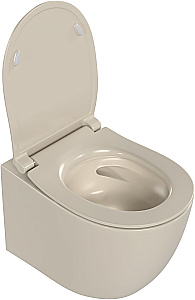 Унитаз подвесной Allen Brau Fantasy 3 Vortex 4.11035.IV айвори, с крышкой микролифт, слив торнадо купить в интернет-магазине Sanbest