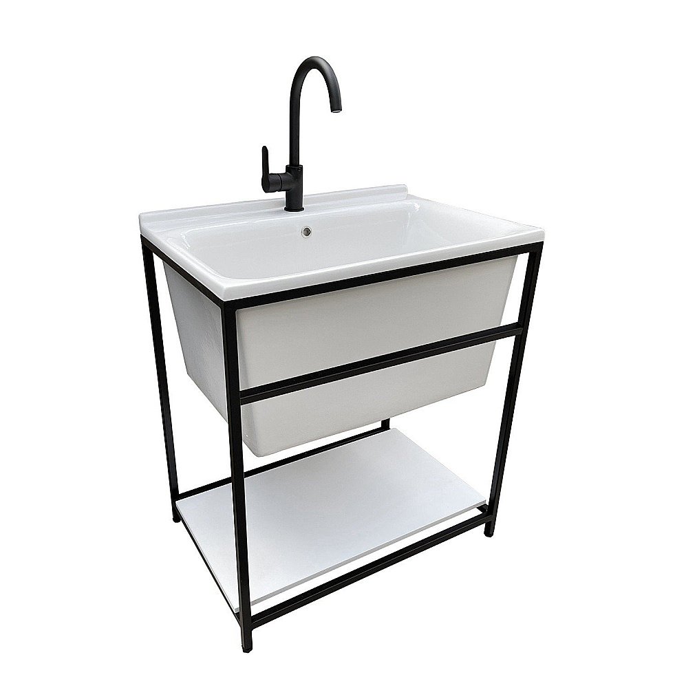 Раковина Kerasan Aquadom 60 029401*1 белая купить в интернет-магазине Sanbest