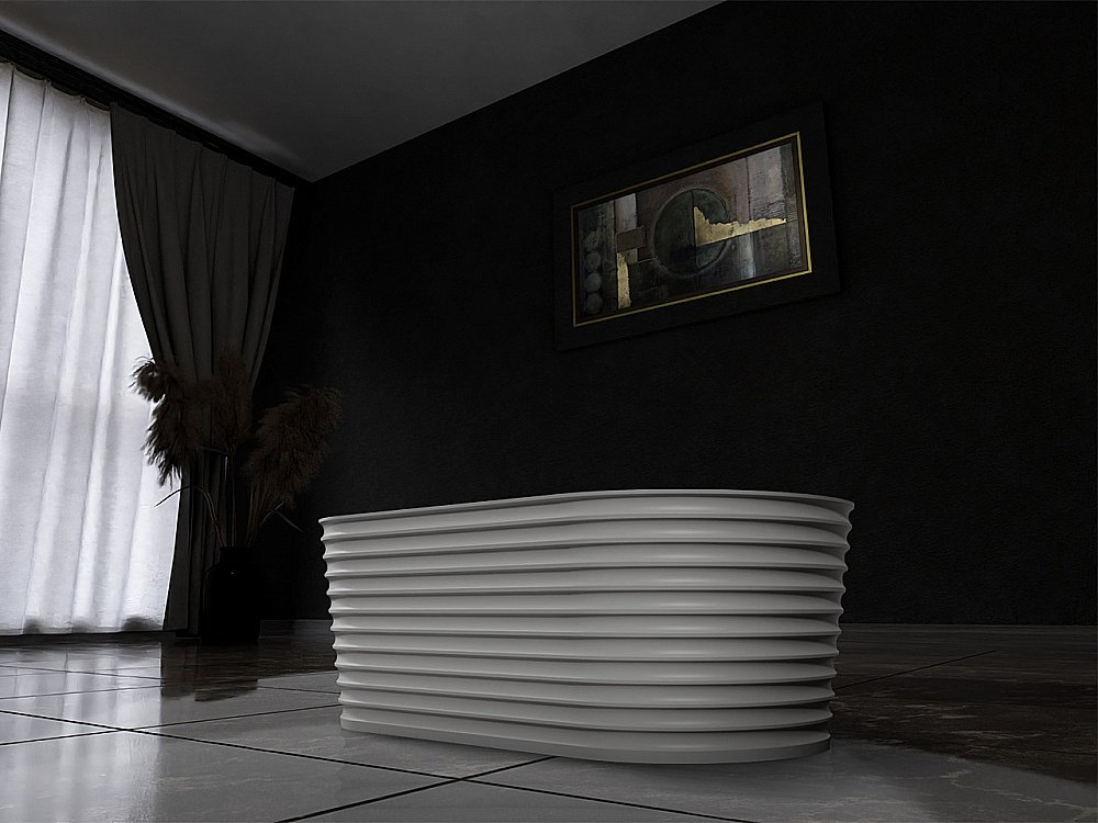 Ванна Abber Stein 170x80 AS9650 белая матовая купить в интернет-магазине Sanbest