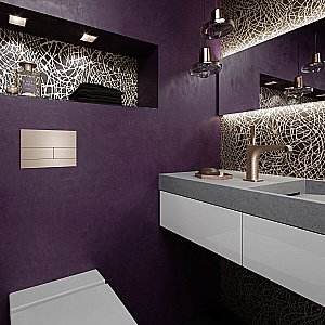 Кнопка для инсталляции TECE Square II 9240847 золото матовое купить в интернет-магазине сантехники Sanbest