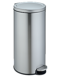 Ведро для мусора WeltWasser Lora 10000013390 сталь матовая купить в интернет-магазине сантехники Sanbest