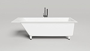 Ванна Salini Cascata Kit S-Sense 180х80 104513G белая купить в интернет-магазине Sanbest