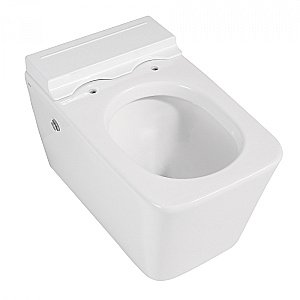 Унитаз подвесной ABBER Rechteck AC1202P импульсный смыв, с крышкой микролифт купить в интернет-магазине Sanbest