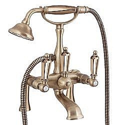 Смеситель для ванны Cezares FIRST-PBV-02-M бронза купить в интернет-магазине сантехники Sanbest