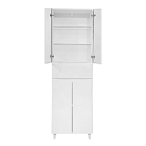 Пенал напольный Azario LOTOS 60 CS00106435 белый для ванной в интернет-магазине сантехники Sanbest
