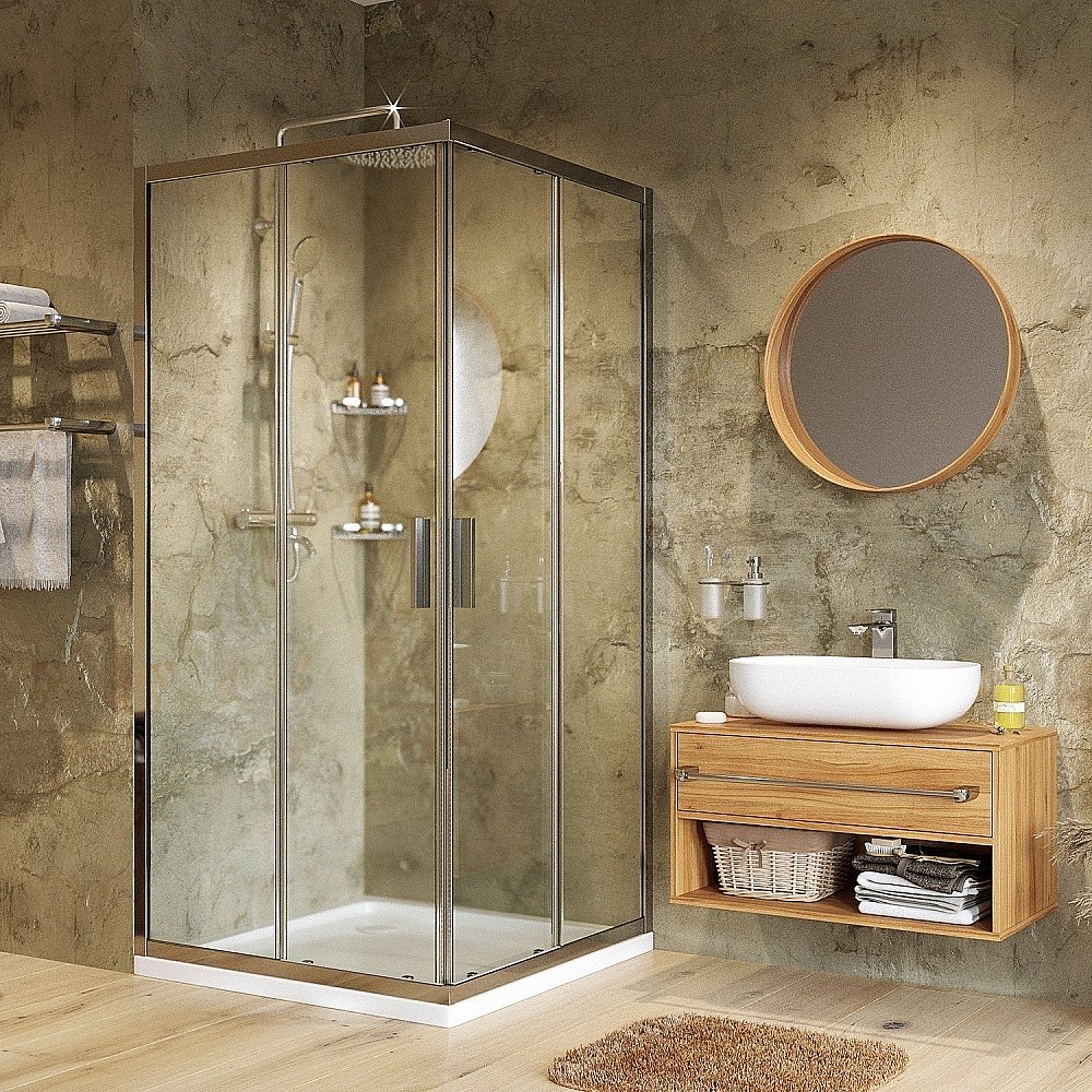 Душевой уголок WasserKRAFT Lippe 45S02 80x80 купить в интернет-магазине Sanbest