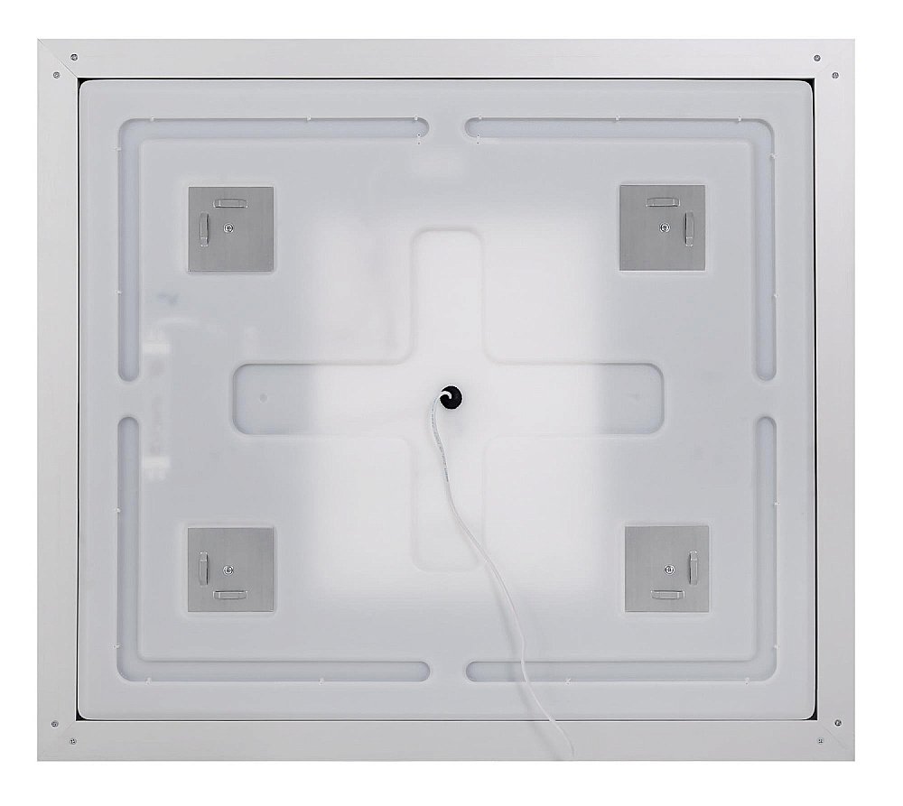 Зеркало BelBagno Kraft 90х80 SPC-KRAFT-TCH-WARM сатин в ванную от интернет-магазине сантехники Sanbest