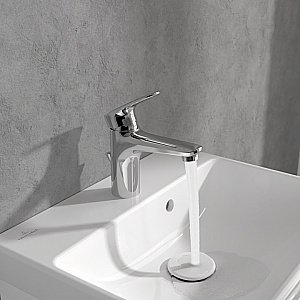 Смеситель для раковины Villeroy&Boch O.novo Start TVW10510111061 хром купить в интернет-магазине сантехники Sanbest