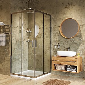 Душевой уголок WasserKRAFT Lippe 45S02 80x80 купить в интернет-магазине Sanbest