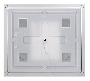 Зеркало BelBagno Kraft 90х80 SPC-KRAFT-TCH-WARM сатин в ванную от интернет-магазине сантехники Sanbest