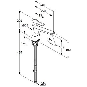 Смеситель для кухни Kludi Mix Multi 329070575 хром купить в интернет-магазине сантехники Sanbest