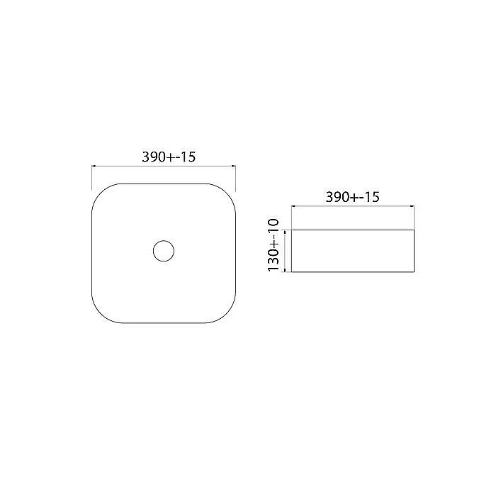 Раковина накладная Iddis Bridge BRIWS04i27 белый купить в интернет-магазине Sanbest