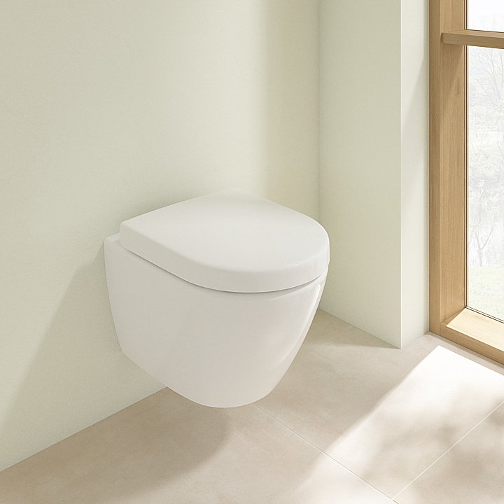 Унитаз подвесной Villeroy&Boch Subway 2.0 5606R0R1 альпийский белый, безободковый купить в интернет-магазине Sanbest