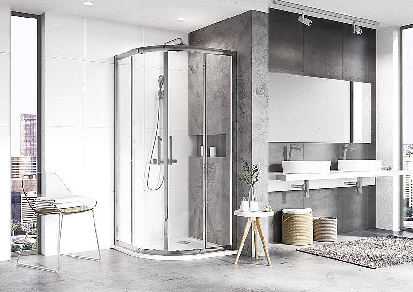 Душевой уголок Ravak BLIX XP2CP4 90x90 блестящий/Transparent купить в интернет-магазине Sanbest