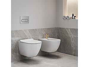 Унитаз подвесной Ravak Uni Chrome RimOff X01535 безободковый купить в интернет-магазине Sanbest