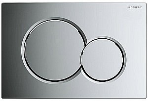 Кнопка для инсталляции Geberit Sigma 01 глянцевый хром купить в интернет-магазине сантехники Sanbest
