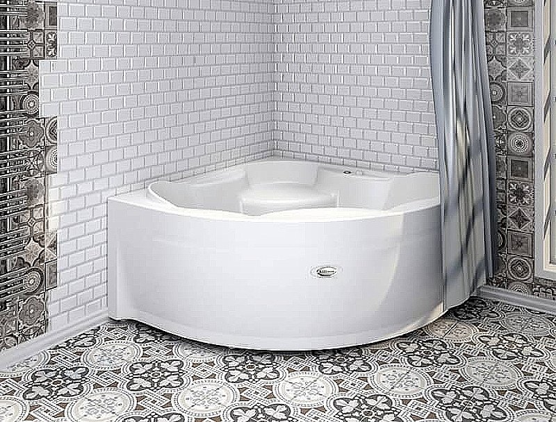 Карниз для ванны Радомир Сандра хром купить в интернет-магазине сантехники Sanbest