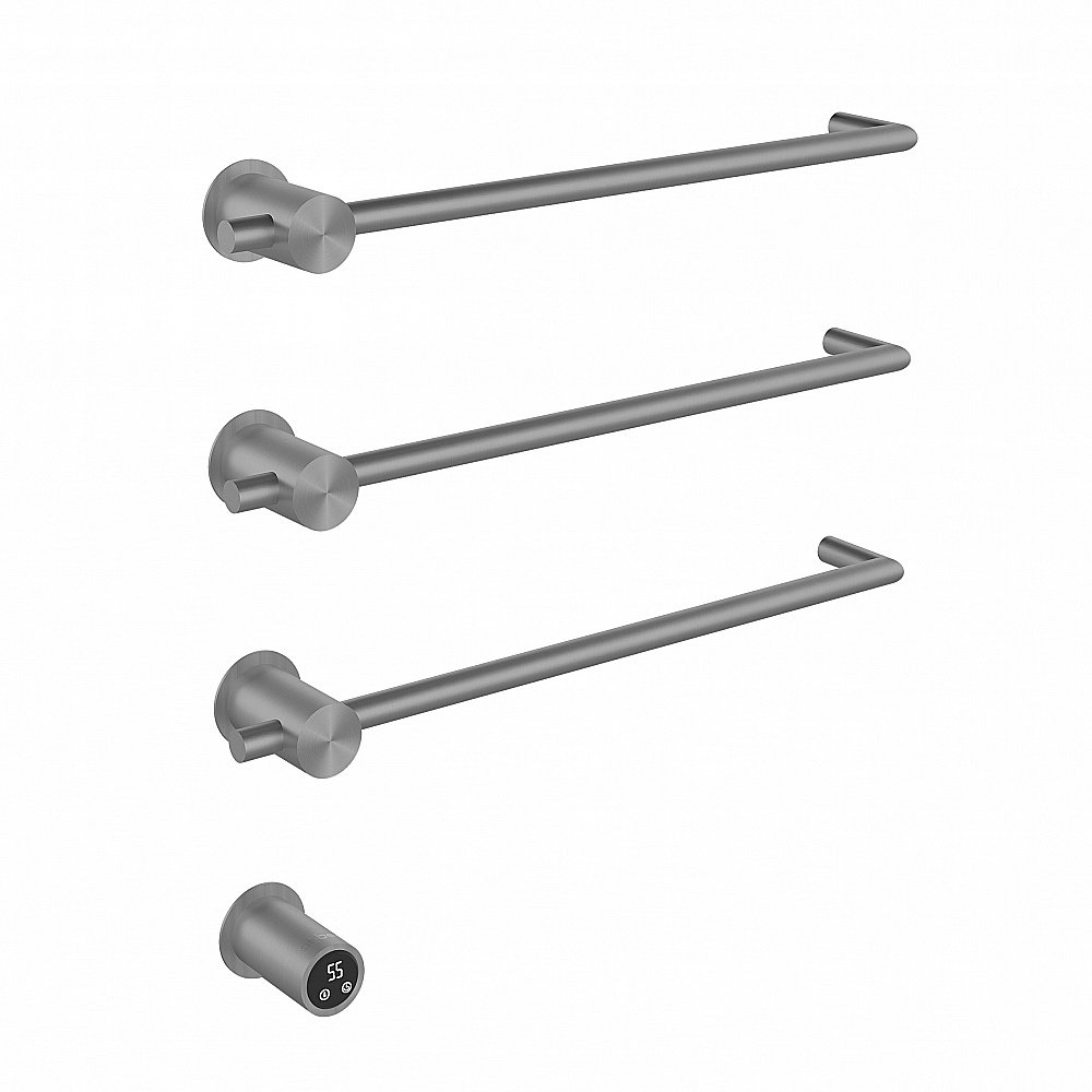 Полотенцесушитель электрический ABBER Charme AH4003BST сталь брашированная купить в интернет-магазине сантехники Sanbest