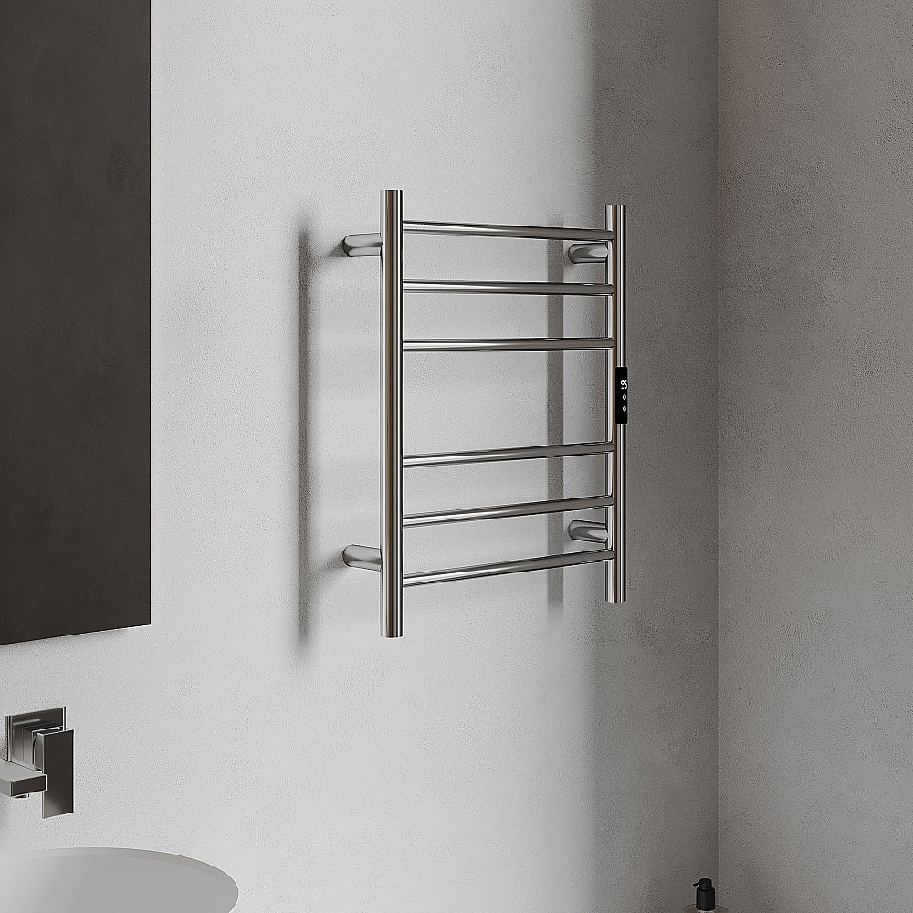 Полотенцесушитель электрический ABBER Standard AH4606 хром купить в интернет-магазине сантехники Sanbest