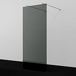Душевое ограждение WasserKRAFT Vechte 60W40-TG 120 фиксатор серебристый/стекло тонированное купить в интернет-магазине Sanbest