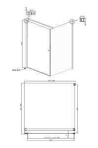 Душевой угол Ambassador Nord 100x100 13011104 купить в интернет-магазине Sanbest