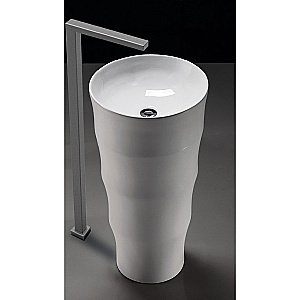 Раковина напольная CeramaLux N 42 G-309 белая купить в интернет-магазине Sanbest