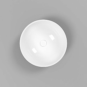 Раковина накладная WhiteCross Cornelian 43 0714.043043.10100 черная, белая купить в интернет-магазине Sanbest