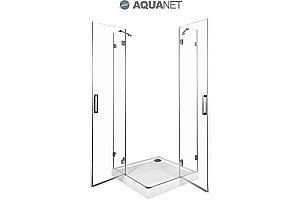 Душевой уголок Aquanet Beta Cube NWD1242 90x90 стекло прозрачное/профиль хром купить в интернет-магазине Sanbest