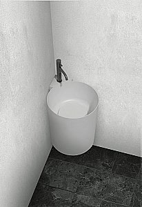 Раковина ABBER Stein AS2625 42 белая матовая купить в интернет-магазине Sanbest