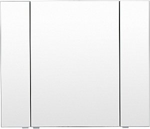 Зеркальный шкаф Aquanet Алвита New 100 Серый купить в интернет-магазине сантехники Sanbest