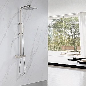 Душевая система ABBER Daheim AF8260SPL сатин купить в интернет-магазине сантехники Sanbest