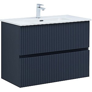 Тумба с раковиной Aquanet Джейн 90 313303 маренго для ванной в интернет-магазине Sanbest