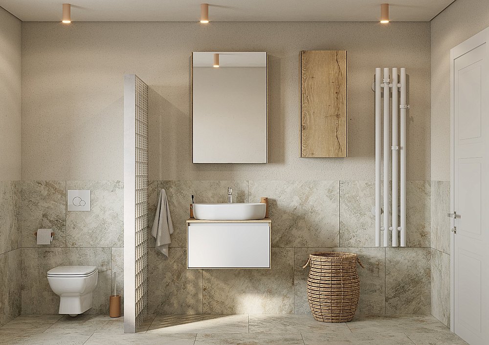 Раковина накладная Акватон Одри 62 1WH501710 белая купить в интернет-магазине Sanbest