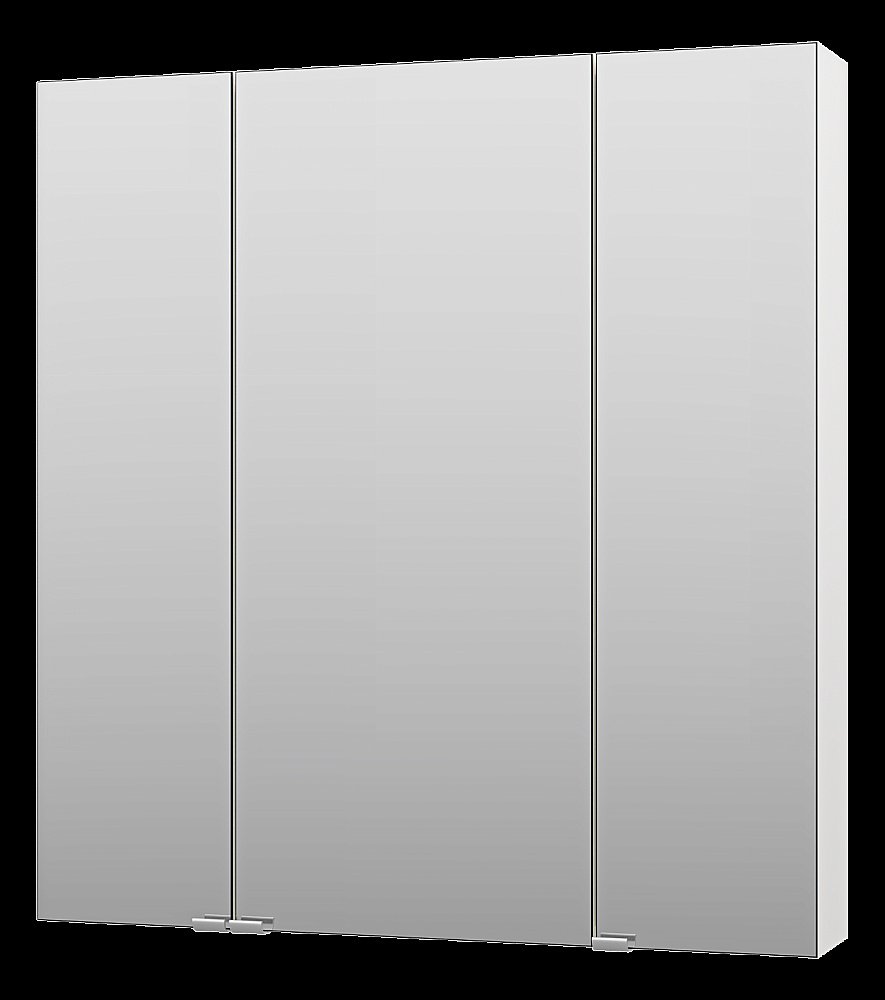 Зеркальный шкаф Misty Аура 75 Э-Аур02075-01 белый купить в интернет-магазине сантехники Sanbest