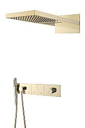 Душевая система Boheme ZODIAC 132-G золото купить в интернет-магазине сантехники Sanbest