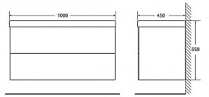 Тумба с раковиной Belbagno REGINA 100 для ванной в интернет-магазине Sanbest