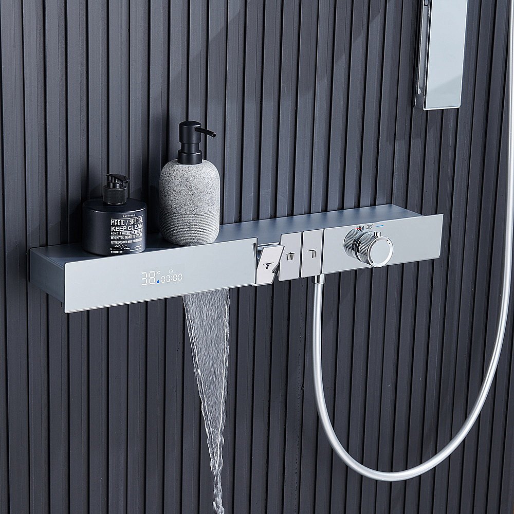 Душевая система Black&White Gravity GH-9025C купить в интернет-магазине сантехники Sanbest