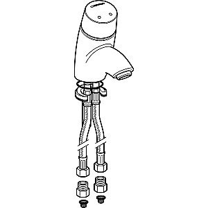 Смеситель для раковины Geberit HyTronic 115.721.21.1 глянцевый хром купить в интернет-магазине сантехники Sanbest