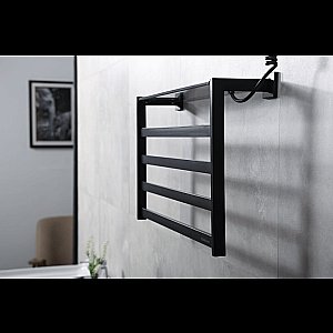 Электрический полотенцесушитель Black&White Universe N-333B купить в интернет-магазине сантехники Sanbest