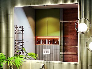 Зеркало VIGO Quadro Classic z.QUA.120 в ванную от интернет-магазине сантехники Sanbest