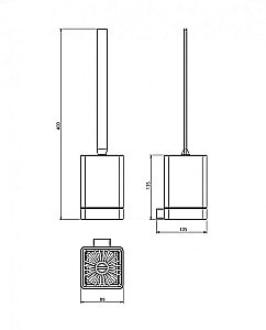 Ершик для туалета Langberger Accessories 37525A купить в интернет-магазине сантехники Sanbest