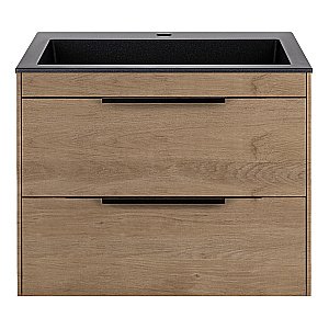 Тумба с раковиной Vincea Chiara 2D 600 N.Oak для ванной в интернет-магазине Sanbest