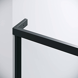 Душевой уголок Grossman Pragma 120х80 120.K33.03.1280.21.00 стекло прозрачное/профиль черный матовый купить в интернет-магазине Sanbest
