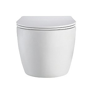 Унитаз подвесной Orange C07-150w смыв торнадо, безободковый, с крышкой микролифт купить в интернет-магазине Sanbest