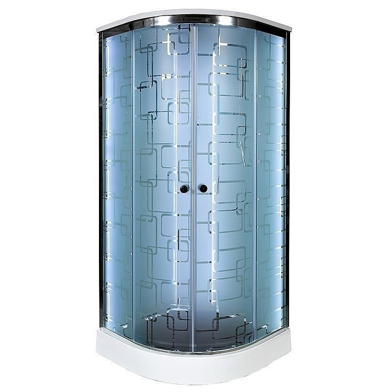 Душевая кабина DTO ЕМ1590 LED 90х90 купить в интернет-магазине сантехники Sanbest