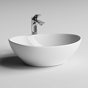 Раковина накладная Ceramica Nova Element CN6016 белая купить в интернет-магазине Sanbest